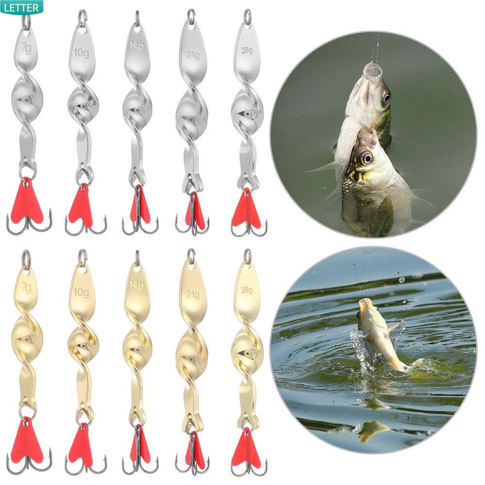 Muỗng Câu Cá 10g 14g 21g 28g Chất Lượng Cao|Mồi Câu Cá Giả Bằng Kim Loại Cứng Có Móc Xoay Nhiều Màu Sắc