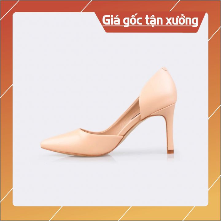 PAMELA - Giày Nữ Cao Gót Mũi Nhọn Bít Hậu Hở Eo Quyến Rũ 2021 (7cm) - Gi13