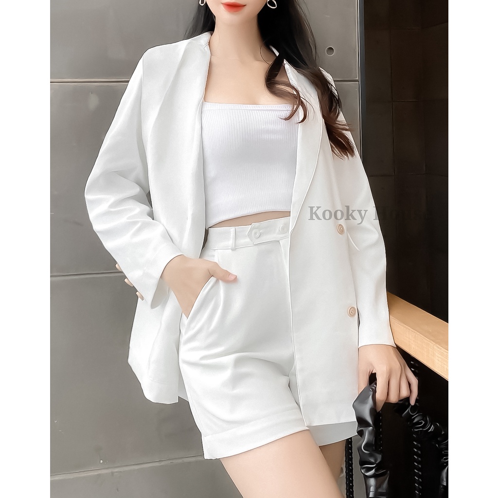 KOOKY HOUSE - KOOKY BLAZER - Áo Blazer được thiết kế và may 2 lớp kỹ thuật cao, đứng form