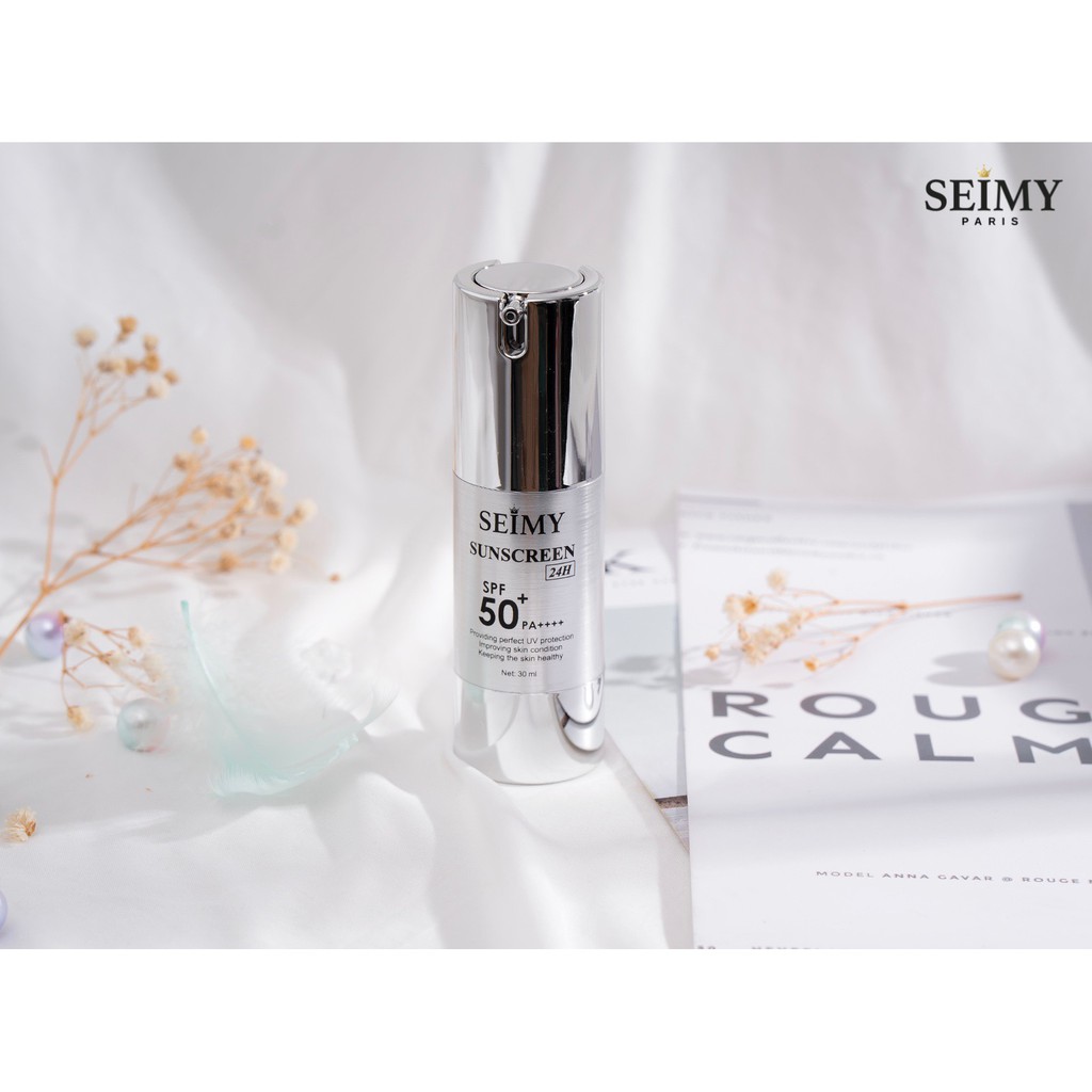 Kem chống nắng dưỡng da dưỡng trắng Seimy - Sunscreen 24h da mặt | BigBuy360 - bigbuy360.vn