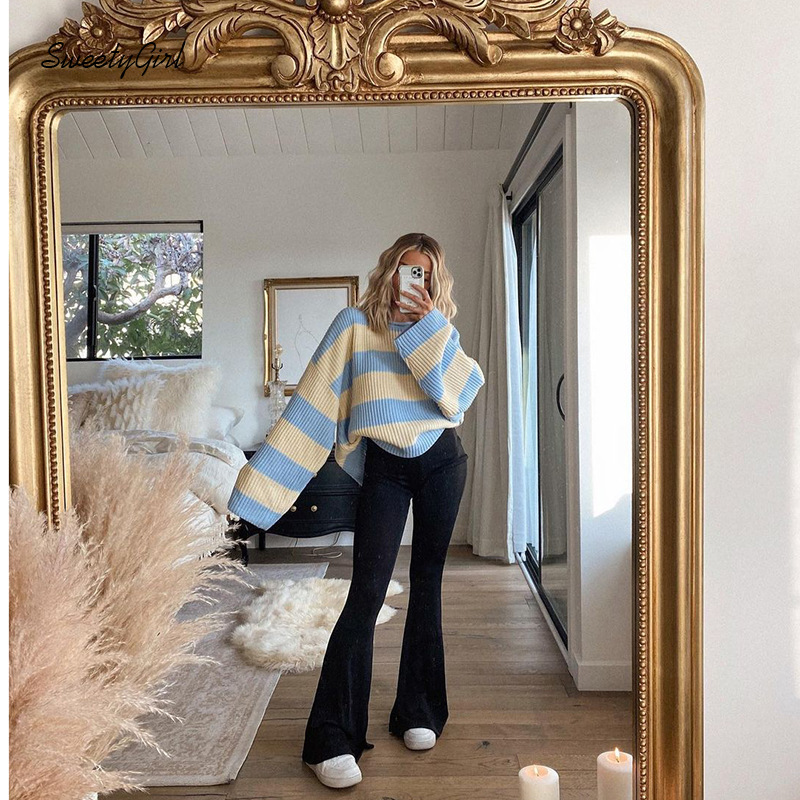 Quần Dài Ống Loe Màu Trơn Thời Trang Cho Nữ