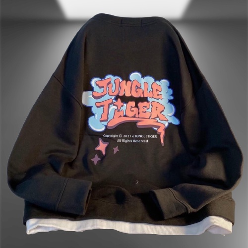 Áo Sweater Nỉ In Chữ Jungle Tiger, Áo Sweater Nam Nữ 2 Màu Hot Trend Anne Boutique Mã 598