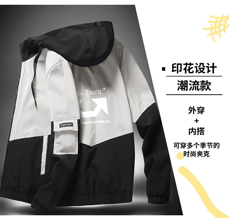 Men's Korean fashion printed sports coat multi-pocket jacket | BigBuy360 - bigbuy360.vn