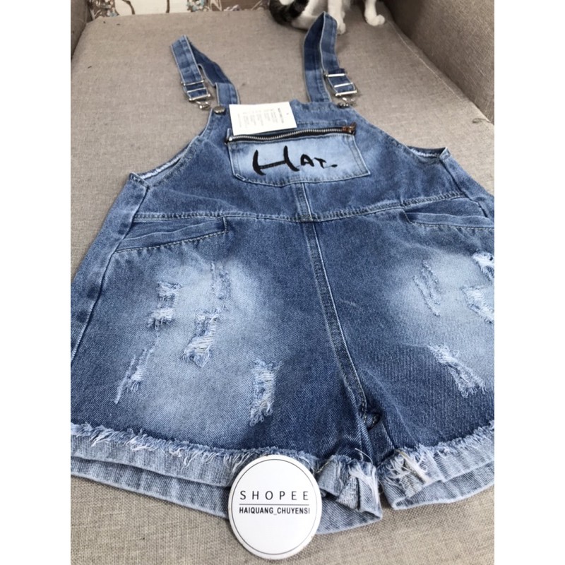 QUẦN YẾM SHORT JEAN HAIQUANG THÊU CHỮ TÚI TRƯỚC CHẤT ĐẸP -MÃ YẾM HQ05 | BigBuy360 - bigbuy360.vn