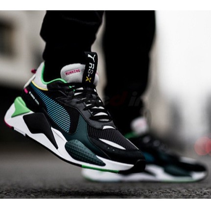 5 màu Puma RS-X tương phản màu khâu giày cổ điển giày thường dành cho nam và nữ