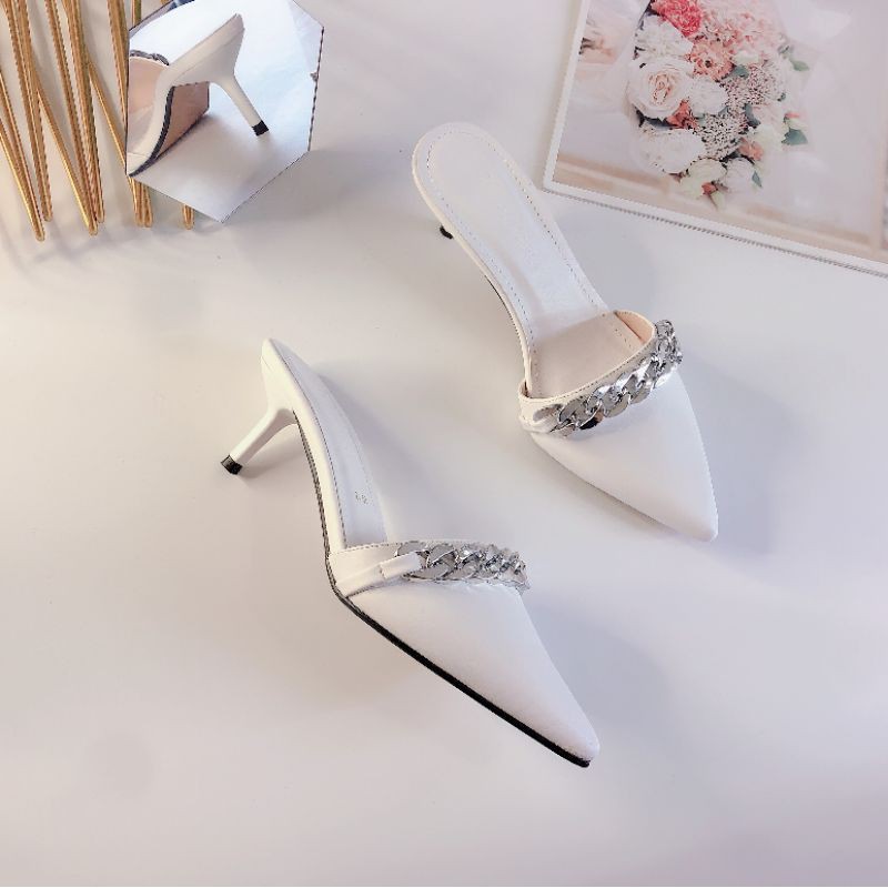 SỤC GÓT 4P PHỐI DÂY XÍCH HÀNG CAO CẤP ẢNH THẬT SHOP CHỤP | BigBuy360 - bigbuy360.vn