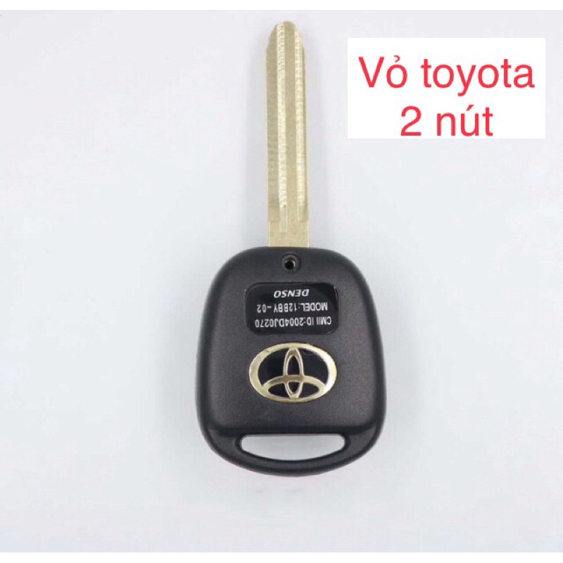Vỏ chìa khoá TOYOTA ( 2 nút ) xe Prado , Land Cruiser , Yaris