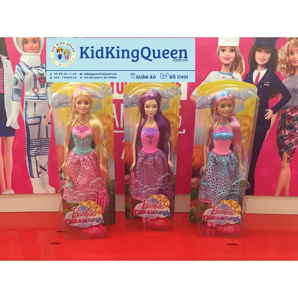 Búp bê công chúa tóc dài BARBIE DKB56