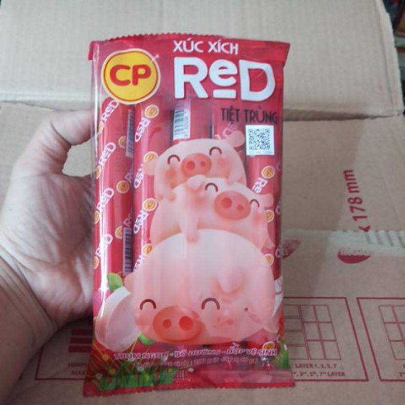 ( Bao bì mới) Xúc xích heo CP loại lớn 40gr *5 cây/ gói | BigBuy360 - bigbuy360.vn