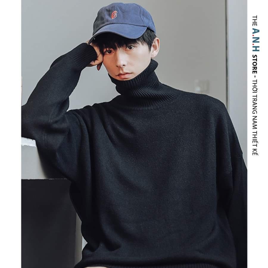 Áo len cổ lọ Nam ANHSTORE phong cách hàn quốc