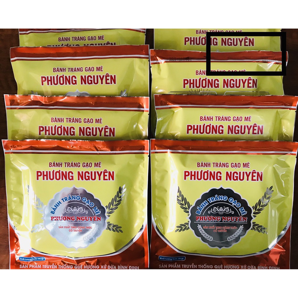 Bánh tráng gạo mè nướng Phương Nguyên thùng 50bì*75gram