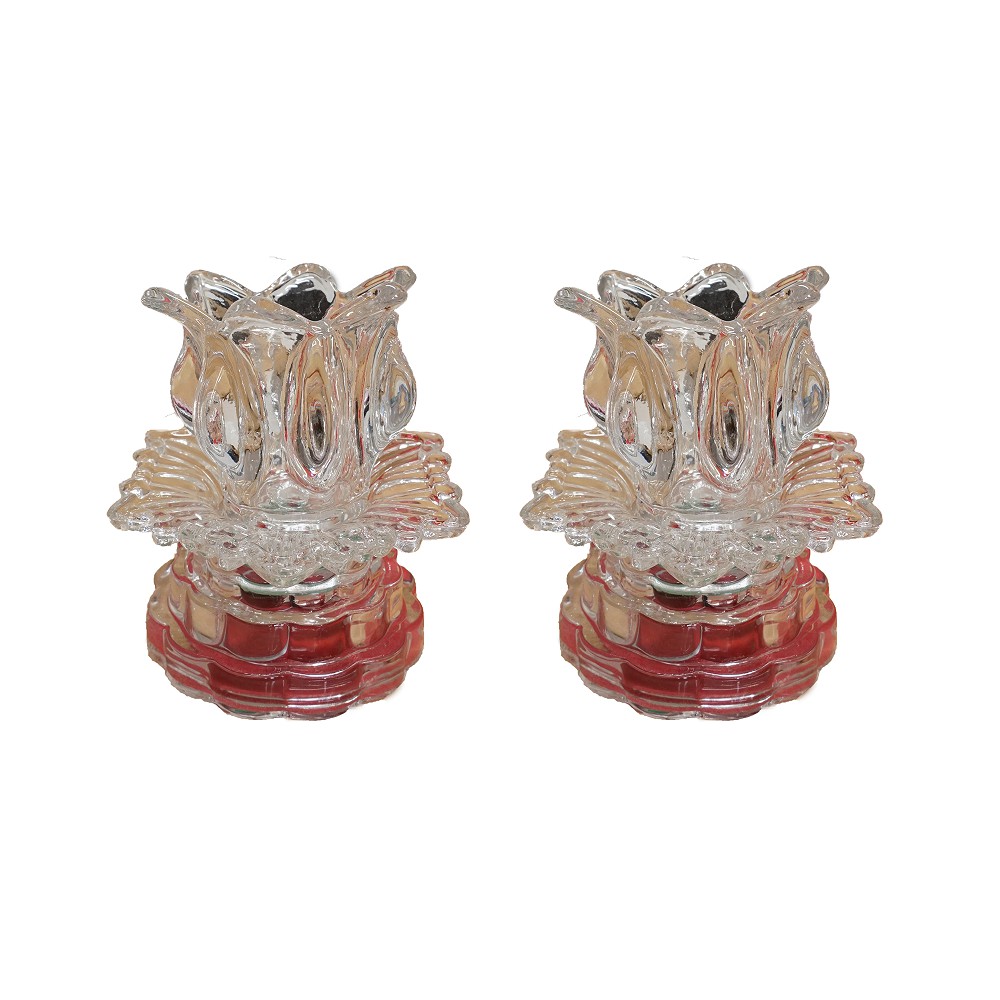 Đèn Hoa Thủy Tinh có Led đổi màu (F19)