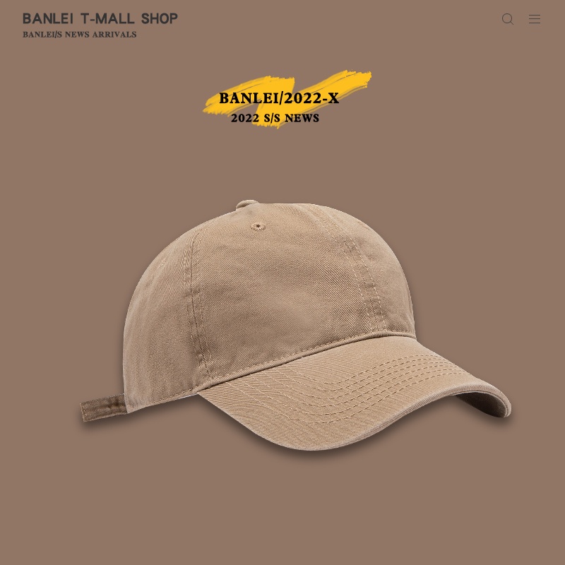 Mũ Lưỡi Trai Màu Xanh Da Trời Phong Cách Hàn Quốc Đơn Giản Thời Trang Unisex