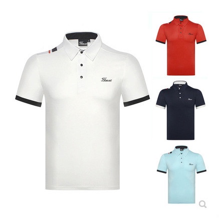 21Mới Golf Của Nam Giới Tay Ngắn TÁo Sơ Mi golf Thể Thao Giản Dị Nhanh Chóng Làm Khô Bóng Phù Hợp Với POLOÁo Sơ Mi Thời Trang Ms2X