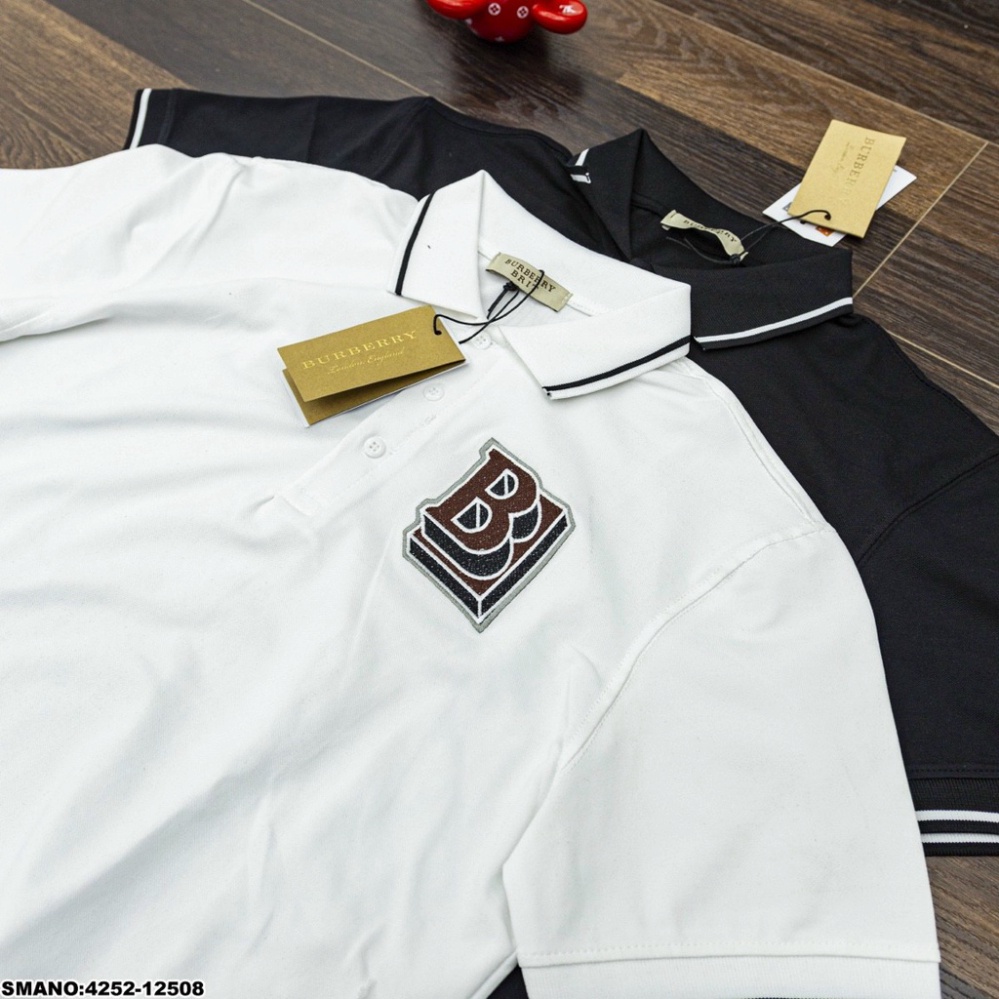 Áo polo nam cổ bẻ, áo thun nam thể thao thêu logo chữ b chất cotton thoáng mát PL18