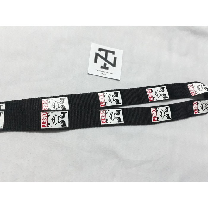 MÓC KHÓA - Lanyard Keychain Obey - Dây đeo thẻ, dây móc khóa, Dây Móc Khóa Vải Bố Siêu Bền Chọn Màu, bao giặt máy.