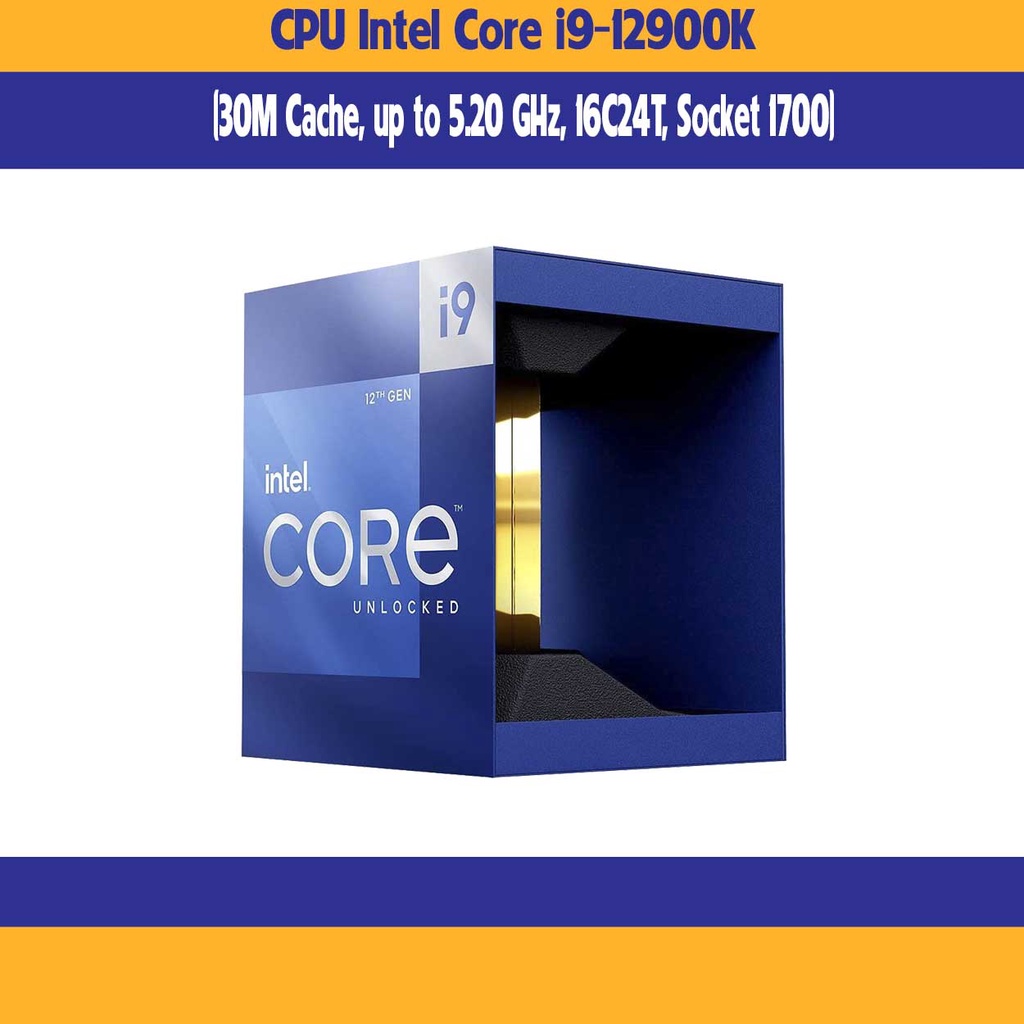 CPU Intel Core i9-12900K (30M Cache, up to 5.20 GHz, 16C24T, Socket 1700)