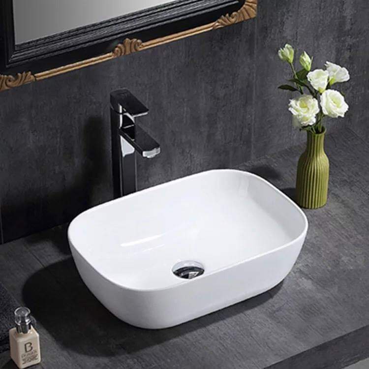 Chậu rửa mặt, bồn rửa mặt chữ nhật nhỏ IKIZA - ik617n đẹp giá tốt