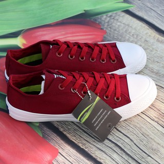 Giày Sneaker Chuck 2 Đỏ Đô Nữ Cổ Thấp ZRF