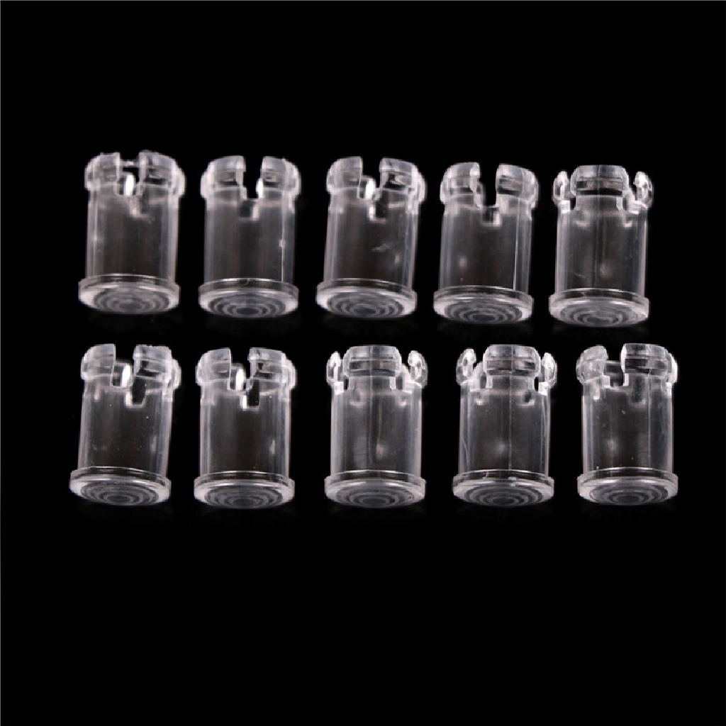 10 Chụp Đèn LED Diode 5mm Trong Suốt
