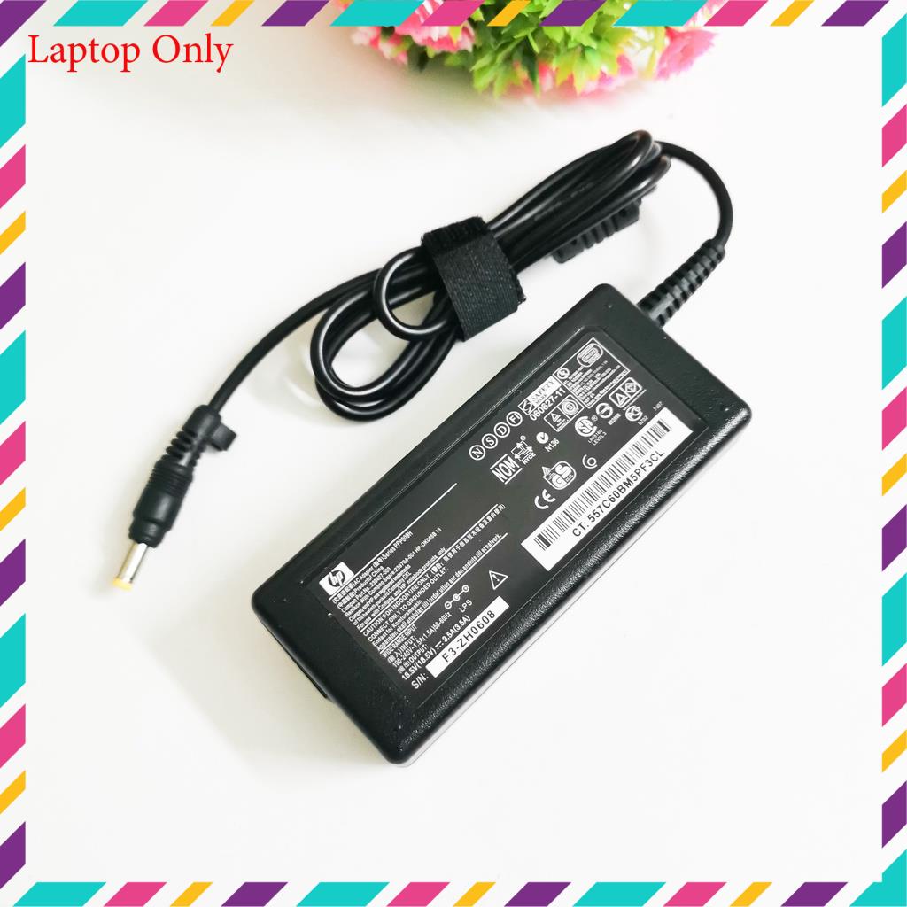 Sạc laptop HP 18.5V - 3.5A - 65W chân thường(vàng) loại tốt