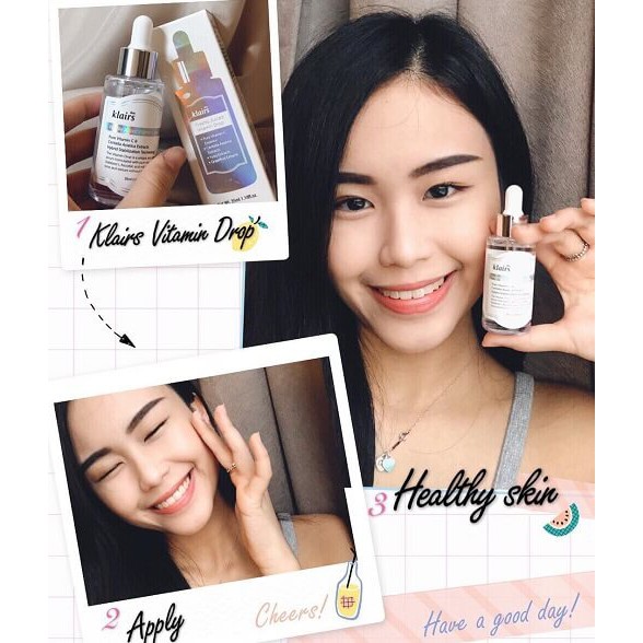 TINH CHẤT KLAIRS FRESHLY JUICED VITAMIN DROP MỜ THÂM SÁNG DA 35ML