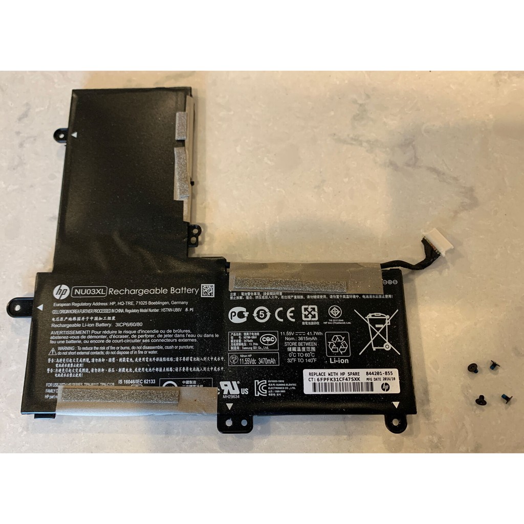 Pin Laptop HP Pavilion X360 11-U Series HP Pavilion X360 11-ab009la Mã Pin NU03XL có Video Thực Tế