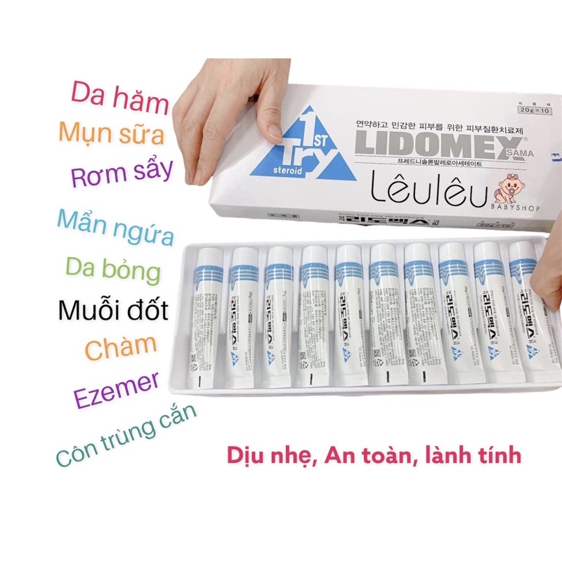 Kem bôi hă m, cô n trù ng c ắn, gi ời leo…. hiệu LiDoMex