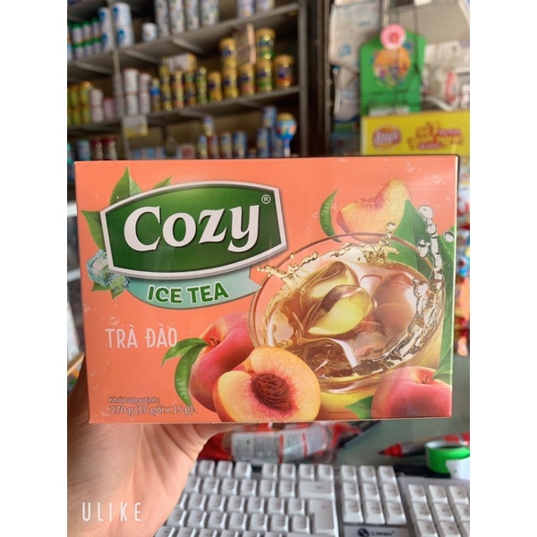 Trà Đào Cozy Ice Tea 270g (18 Gói )