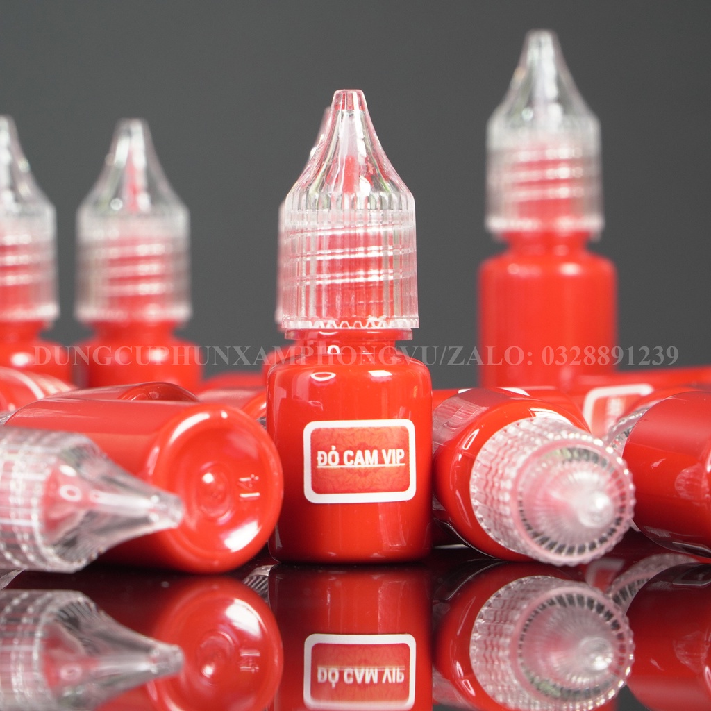 Mực phun xăm AFU lọ test 8ml, 12ml hàng loại 1