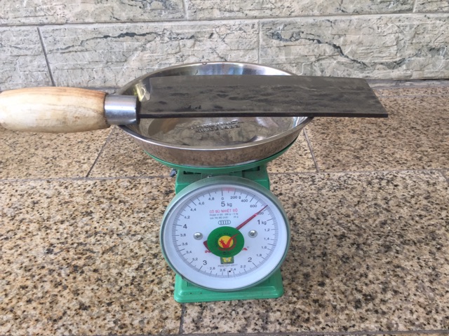 DAO CHẶT GÀ, VỊT, XƯƠNG LÀM TỪ NHÍP Ô TÔ SIÊU BỀN CỦA NGƯỜI H’MONG (700gr)