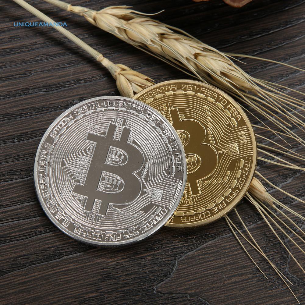 Đồng Xu Bitcoin Có Hộp Đựng