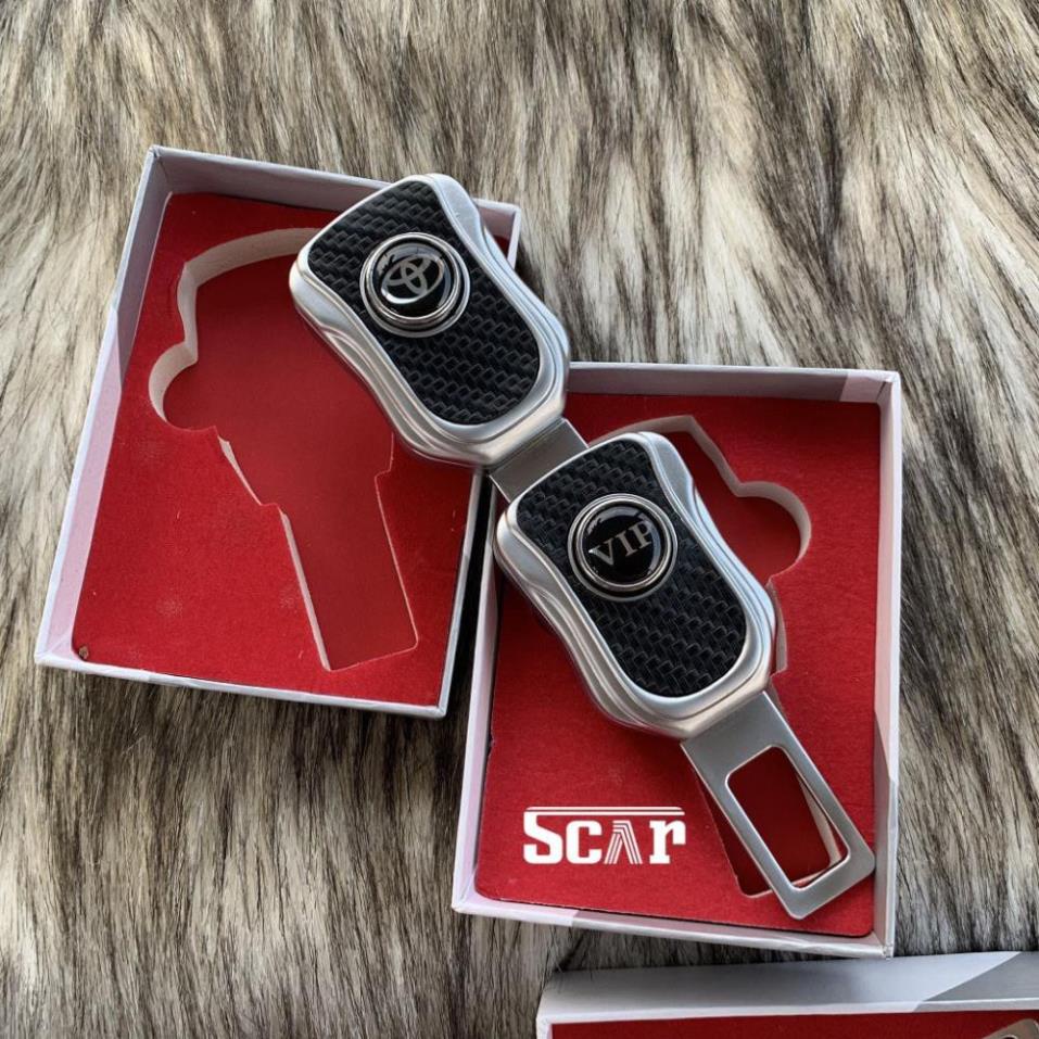 . Chốt cài dây an toàn⚡️Hàng xịn⚡️có Logo Hãng xe,chắc chắn,an toàn