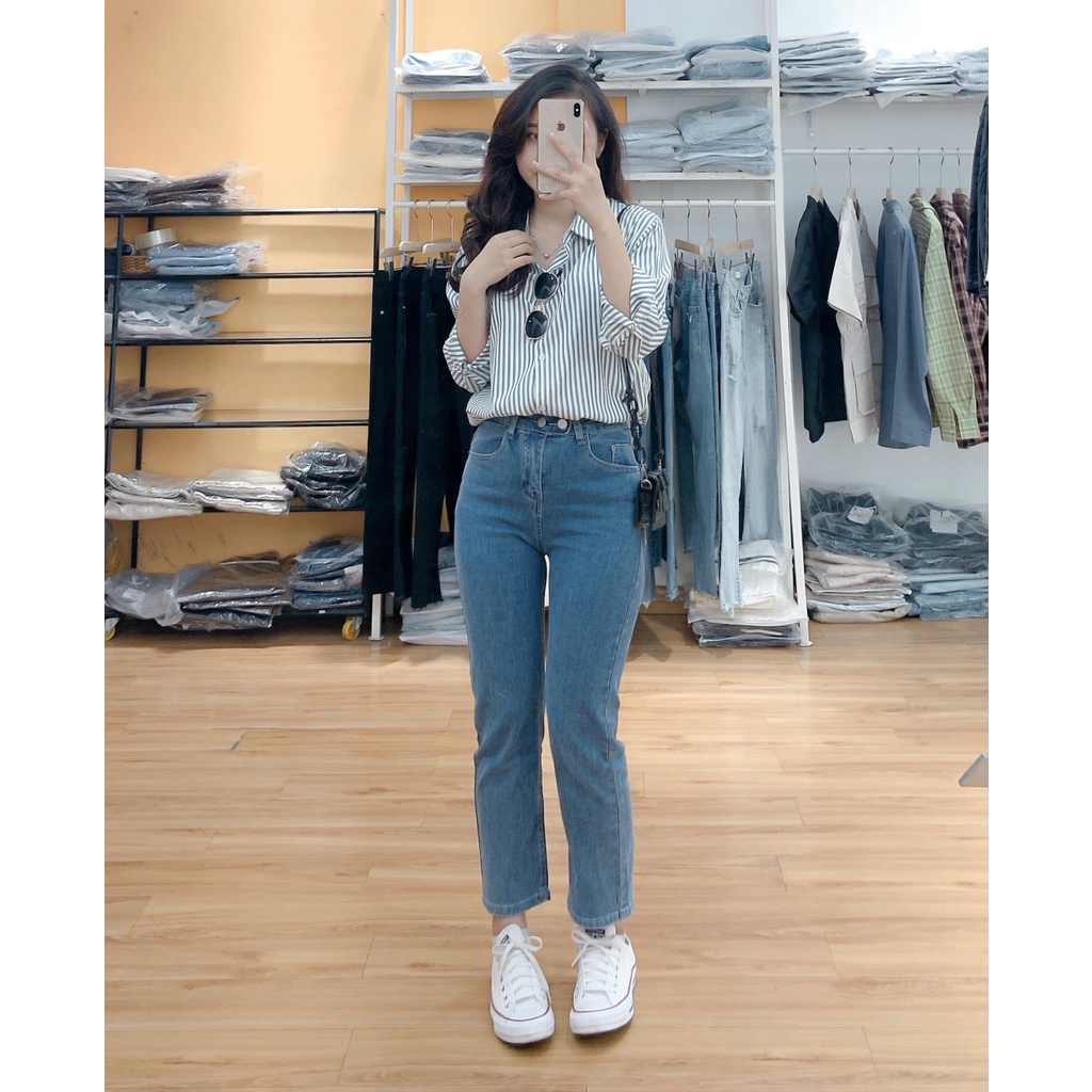 QDL67, Quần Jean Nữ Lin Closet, hàng mới 2022