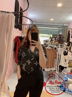 [ Big size ] Sơ mi hoạ tiết hình thật