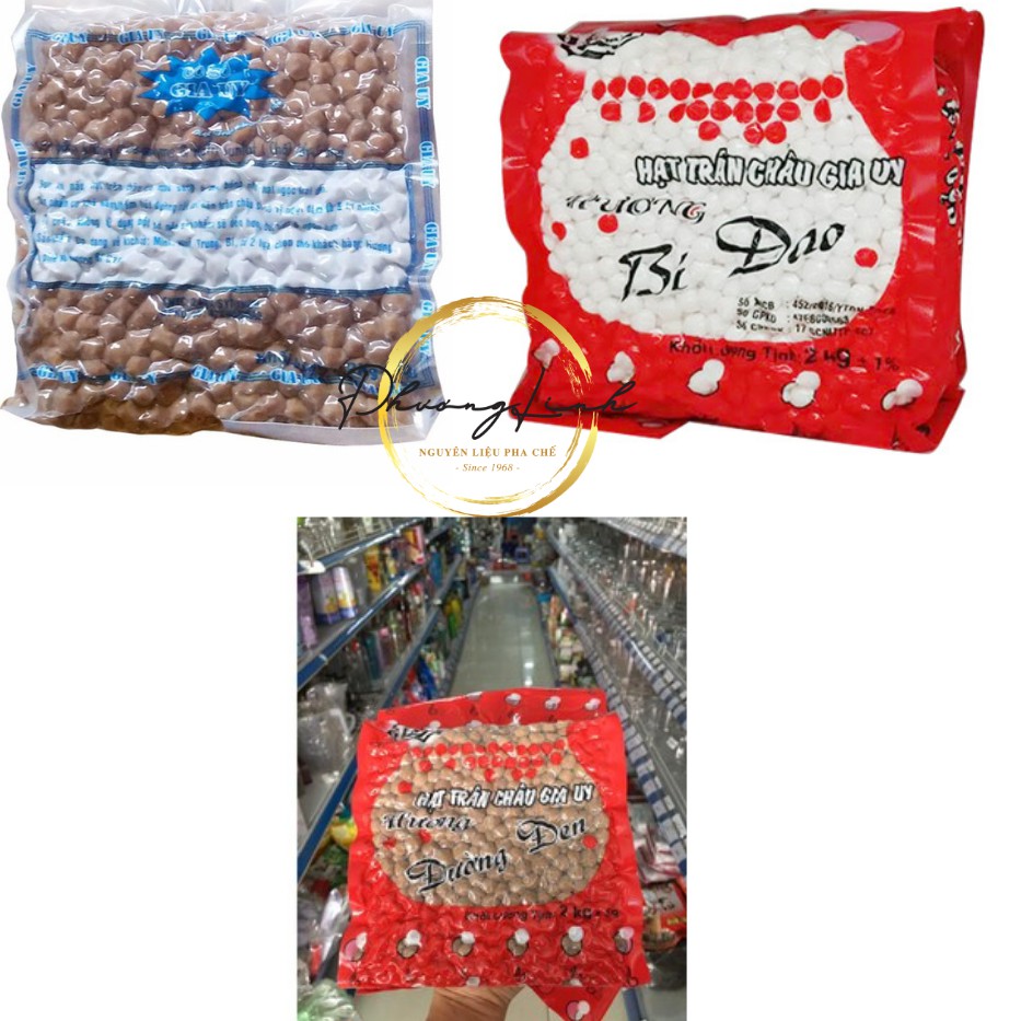 Trân châu GIA UY TRẮNG ĐEN TÚI 2KG