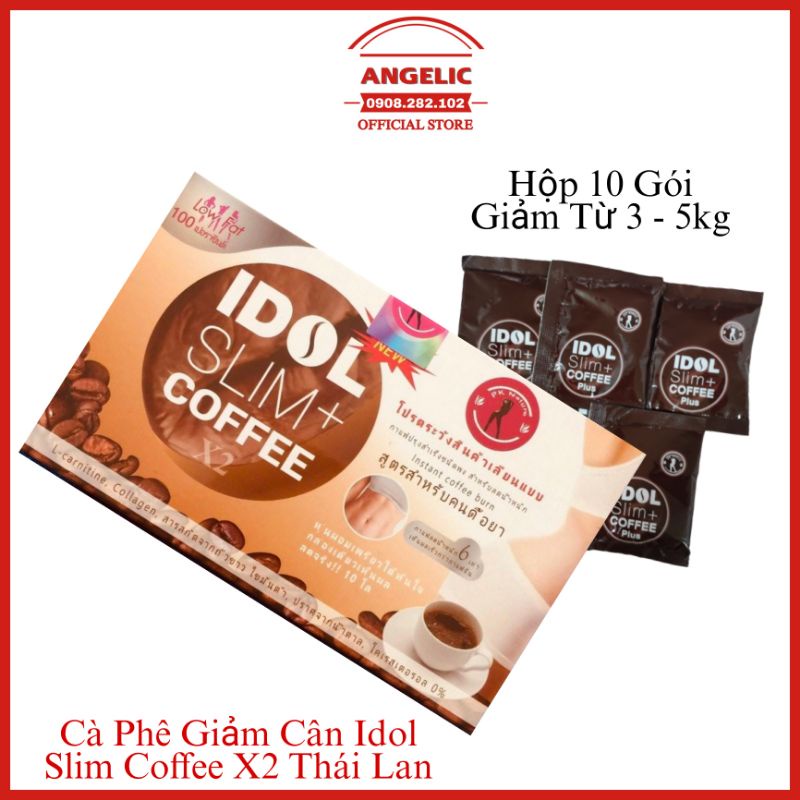 Cà Phê Giảm Cân Idol Slim Coffee Thái Lan X2, Phiên Bản Mới