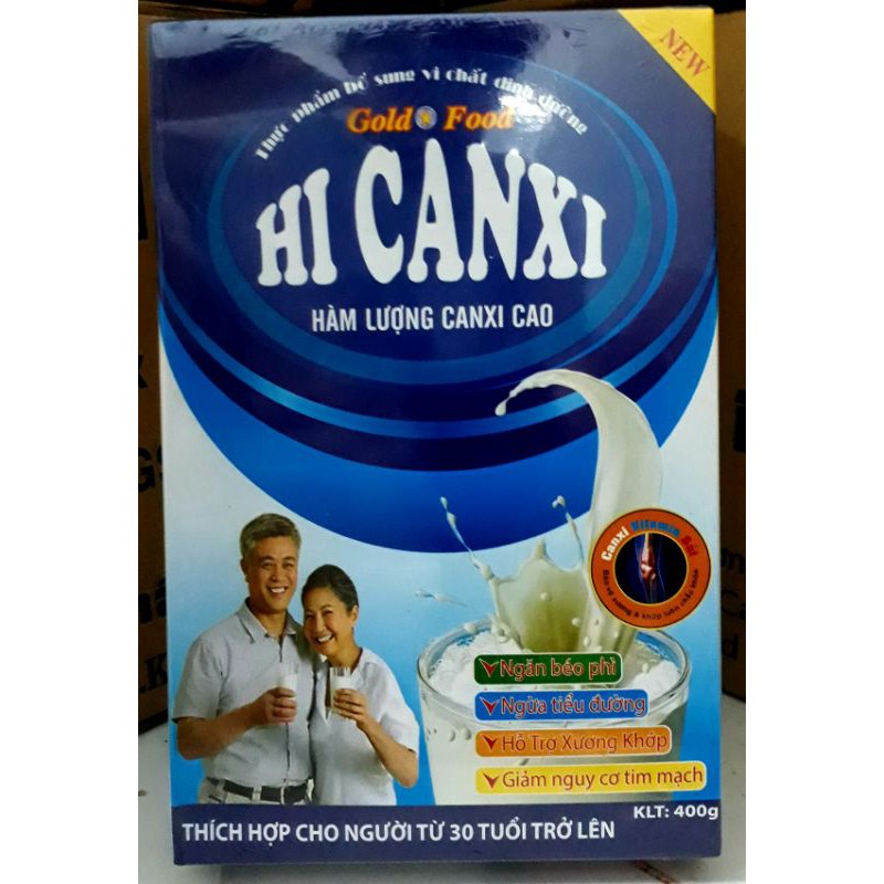 Sữa bột Goldfood Hi Canxi hộp 400 gram
