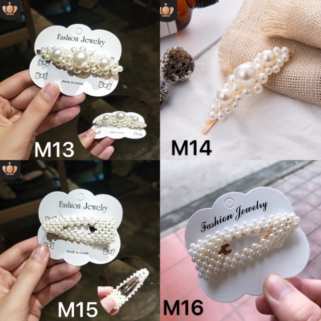 Kẹp tóc đính đá, kẹp tóc Hàn Quốc nữ đẹp xinh xắn thời trang P07 - VHT SHOP