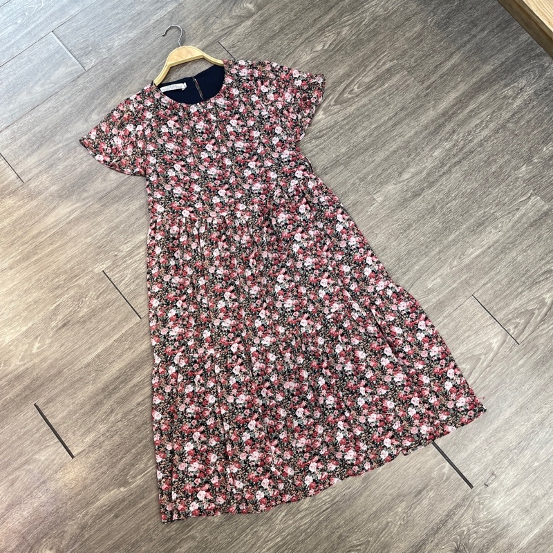 Váy hoa baby doll đỏ