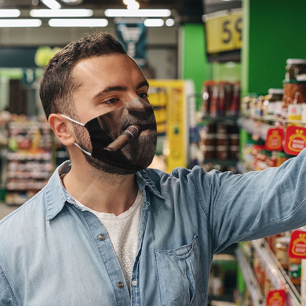Khẩu Trang Xịn Smokers_28 SoInk Chất Liệu Vải Mềm Dày 2 Lớp Chống Nắng, Phòng Dịch Bệnh, Lọc Không Khí Ô Nhiễm