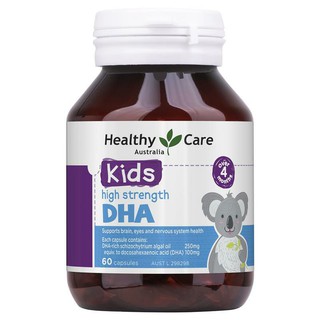 [Tem chemist] Viên uống dầu cá DHA Healthycare 🔥 FREESHIP🔥 Healthycare Úc 60 viên - Cho trẻ từ 4 tháng tuổi