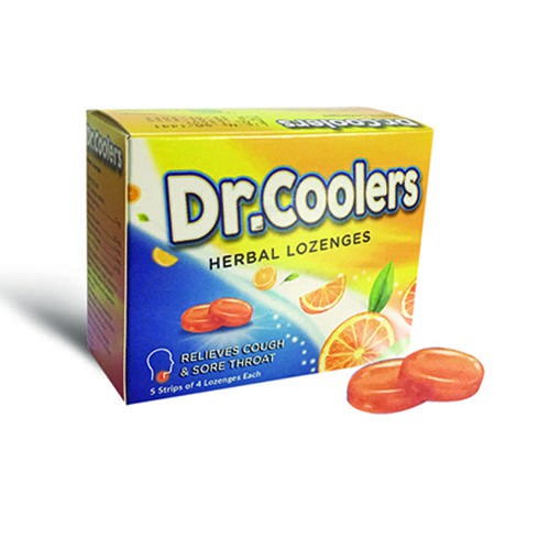 {Hàng Nhập} Kẹo ho DR. COOLERS – Hỗ trợ giảm ho, ngứa rát họng do viêm họng, viêm phế quản (20 viên)