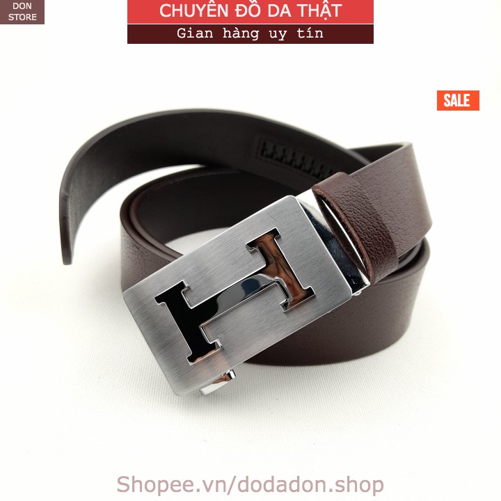 Thắt Lưng Nam SIÊU CHẤT Khóa INOX 100% Dây Da Bò Thật Sang Trọng - Đẳng Cấp -