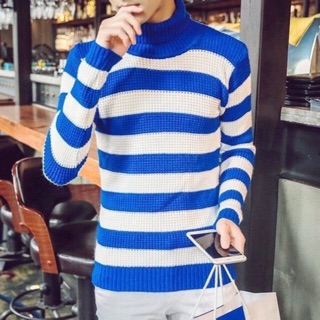 Áo len nam cổ lọ chất vải dày