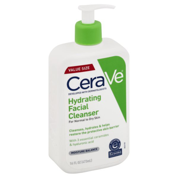 Sữa rửa mặt CeraVe Hydrating Cleanser, Normal to Dry
