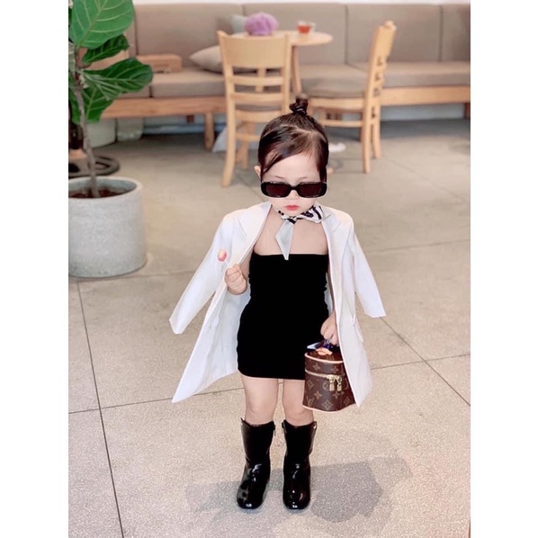 Túi Lv Dạng hộp kèm khăn cho bé