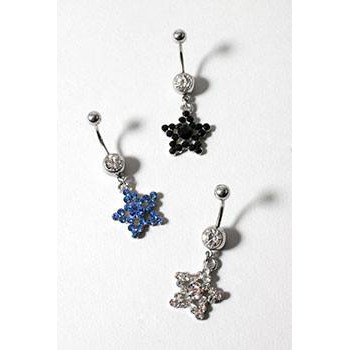 KHUYÊN RỐN SHOP MISS A Rhinestone Star Belly Ring