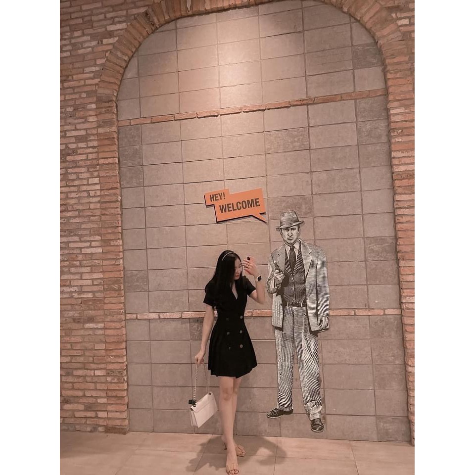 VÁY VEST XẾP LI KHUY VÀNG  QUỐC DÂN | BigBuy360 - bigbuy360.vn