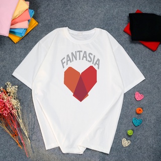 Áo Thun Đồng Phục Gia Đình In Họa Tiết Chữ FANTASIA Màu Trắng DLX